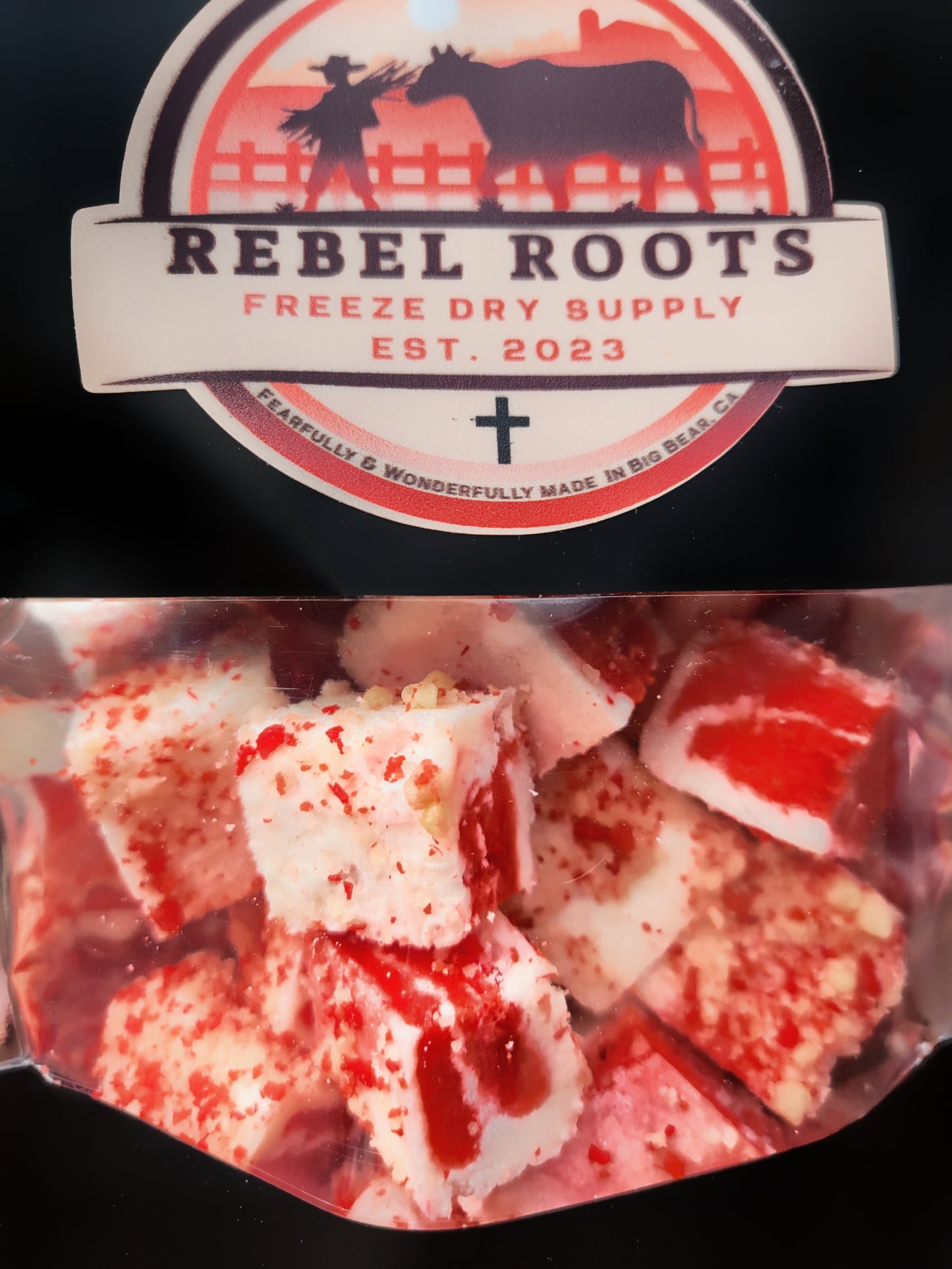 Strawberry Shortcake Crumble Ice Cream Bites